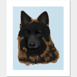 Bohemian Shepherd Dog (Large Design) Posters and Art